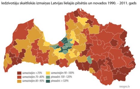 Pilnu rakstu par Latvijas pilsētu iedzīvotāju skaita izmaiņām varat izlasīt šeit: http://neogeo.lv/?p=12426