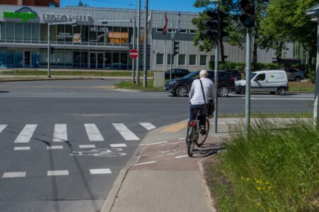 Esam nonākuši Brīvības gatvē.