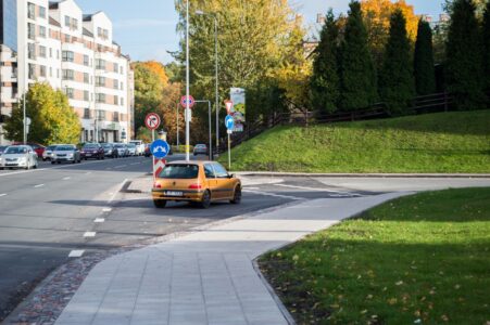 Zirņu iela pie Kr. Valdemāra ielas