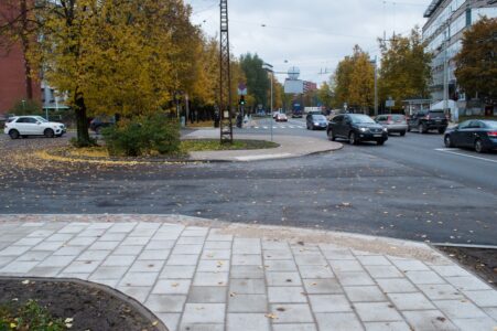 Kr. Valdemāra iela pie Ierēdņu ielas